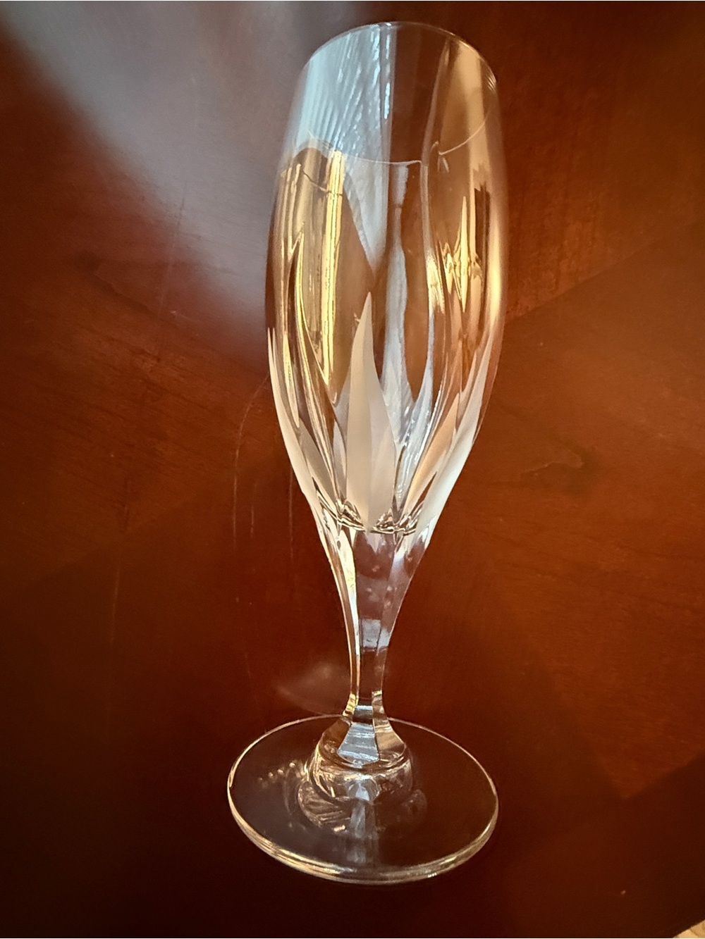 Mikasa Flame D'Amore Crystal Iced Tea - pattern retired
